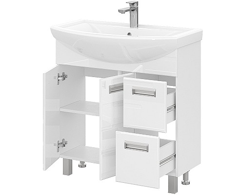 Тумба под раковину Volna Joli 80.2D.2Y tnJOLI80.2D.2Y-01 Белая