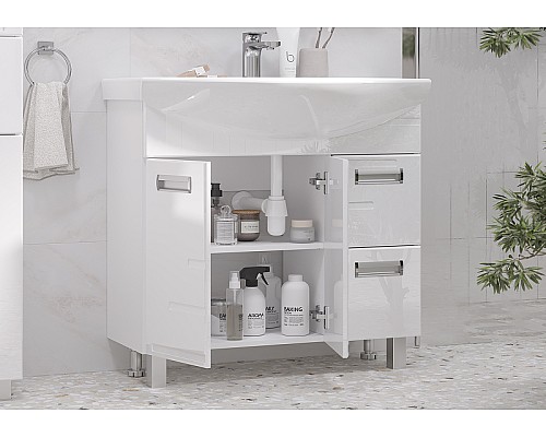 Тумба под раковину Volna Joli 80.2D.2Y tnJOLI80.2D.2Y-01 Белая