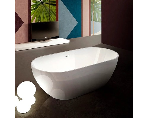 Ванна из искусственного камня Gruppo Treesse Clivia 170x80 V447BL без гидромассажа