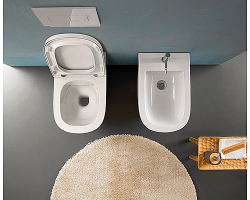 Унитаз Globo Stockholm LAS04.BI подвесной без сиденья