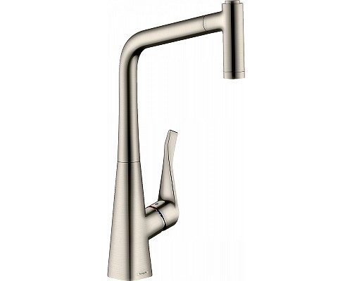 Смеситель для кухни Hansgrohe Metris M71 320 14780800 Сталь