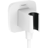 Шланговое подключение Hansgrohe FixFit Q Белое матовое