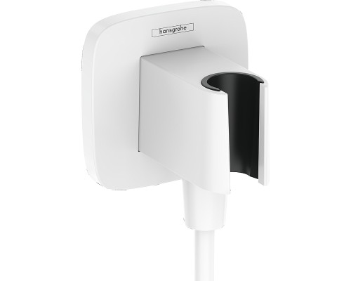 Шланговое подключение Hansgrohe FixFit Q Белое матовое