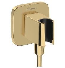Шланговое подключение Hansgrohe FixFit Q Полированное золото