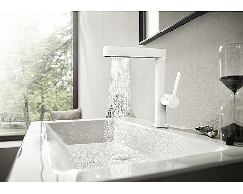 Смеситель для раковины Hansgrohe Finoris 76063700 Белый матовый