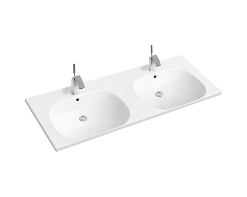 Раковина CeramaLux 120 3120 двойная Белая