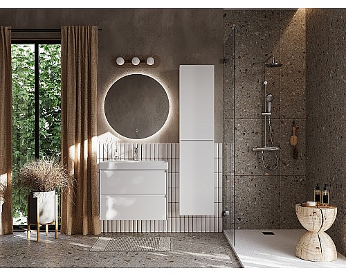 Тумба под раковину Roca Ona 80 A857630509 подвесная Белая матовая