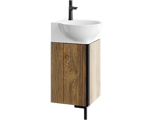 Тумба под раковину Aqwella Porto 45 POR0104DB угловая Дуб балтийский