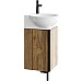 Тумба под раковину Aqwella Porto 45 POR0104DB угловая Дуб балтийский