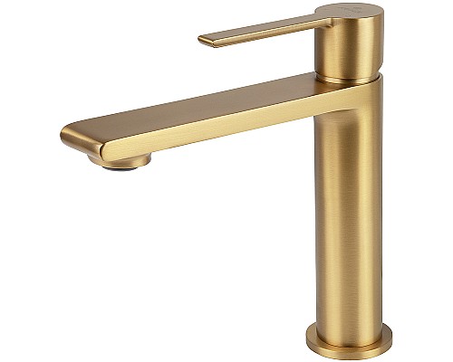 Смеситель для раковины Kaiser Serio 05311-3 Шлифованное золото