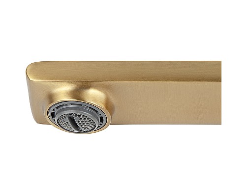 Смеситель для раковины Kaiser Serio 05311-3 Шлифованное золото