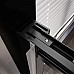 Душевая дверь Veconi Premium Trento PTD-30B 130 PTD30-B-130-01-C4 профиль Черный матовый стекло прозрачное
