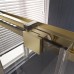 Душевая дверь Veconi Premium Trento PTD-30G 120 профиль Брашированное золото стекло прозрачное