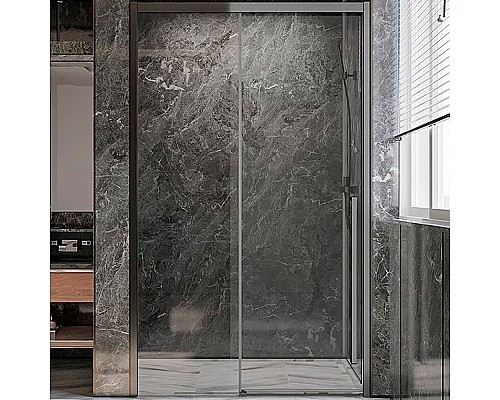 Душевая дверь Veconi Premium Trento PTD-30GR 130 PTD30-GR-130-01-C4 профиль Брашированный графит стекло прозрачное