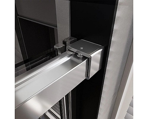 Душевая дверь Veconi Premium Trento PTD-40CH 120 PTD40-CH-120-01-C4 профиль Хром стекло прозрачное