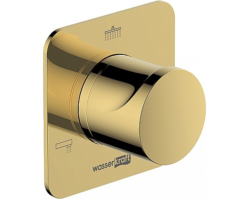 Переключатель потоков WasserKRAFT Neckar A278 Золото глянцевое