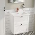 Тумба с раковиной Vitra Root Classic 60 подвесная Белая матовая