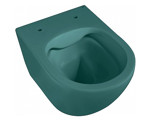 Унитаз Abber Bequem AC1101MBG подвесной Темно-зеленый матовый с сиденьем Микролифт