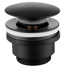 Донный клапан Abber click-clack Черный матовый