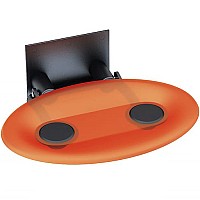 Сиденье для душа Ravak Ovo P Orange/Black B8F0000044 Прозрачно-оранжевое Черное
