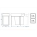 Система сортировки мусора Alveus Albio 20 2x14 L Серая