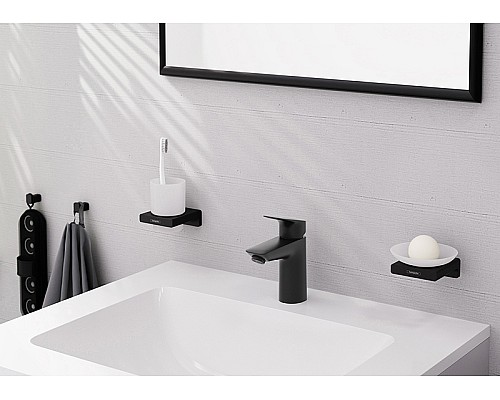 Смеситель для раковины Hansgrohe Logis 71107670 Черный матовый