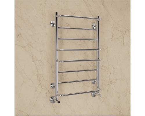 Водяной полотенцесушитель Terminus Евромикс П8 500x800 4670078530165 Хром, нижнее подключение, G 1/2" ВР