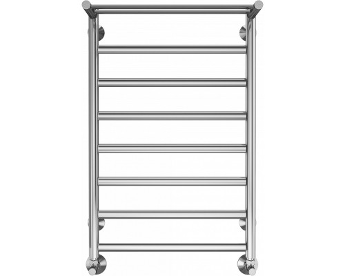 Водяной полотенцесушитель Terminus Хендрикс П8 500x800 4670078530424 с полкой Хром, нижнее подключение, G 1/2" ВР