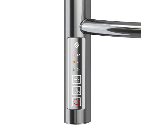 Электрический полотенцесушитель Terminus Классик П8 400х850 левый 4670078531353 Хром