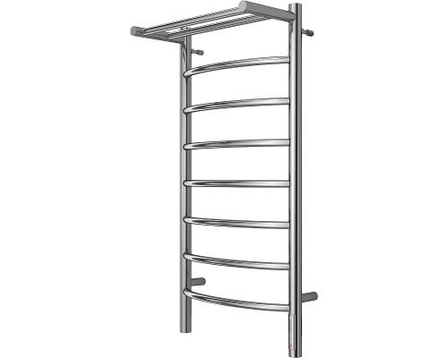 Электрический полотенцесушитель Terminus Классик с/п П8 400х850 4670078531407 с полкой Хром