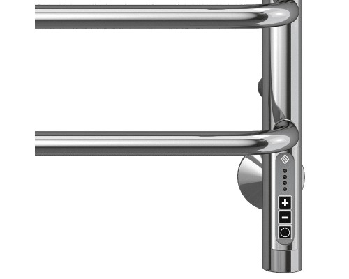 Электрический полотенцесушитель Terminus Полка П8 500х850 4670078524836 с полкой Хром