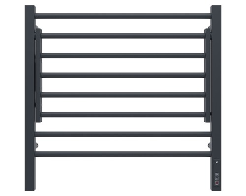 Электрический полотенцесушитель Terminus Горизонт П8 600х600 4670078543523 с полкой Черный муар