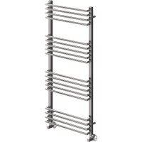 Водяной полотенцесушитель Terminus Арт П18 500х1200 4670078513397 Хром, нижнее подключение, G 1/2" ВР, с комплектом вентилей