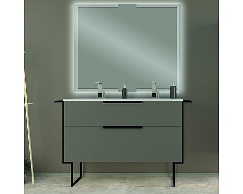 Тумба под раковину Cezares Urban 120 55163 подвесная Grigio opaco