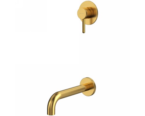 Смеситель для ванны Whitecross Y brushed gold YSET03GLB Брашированное золото