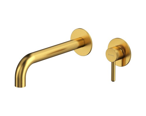 Смеситель для раковины Whitecross Y brushed gold Y1215GLB Брашированное золото