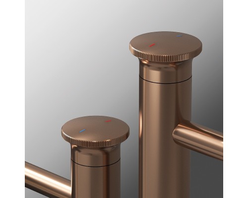 Смеситель для раковины Teska Arte Leo L E5529 Розовое золото