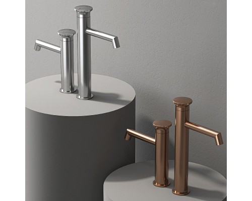 Смеситель для раковины Teska Arte Leo L E5529 Розовое золото