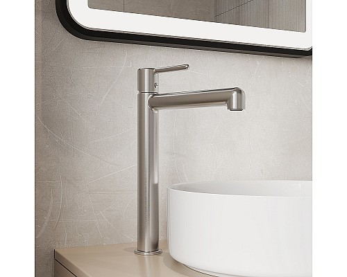 Смеситель для раковины Iddis Aiger AIGBC01i01 Хром матовый