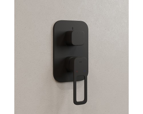 Смеситель для душа Iddis Slide SLIBL00i68 Черный матовый