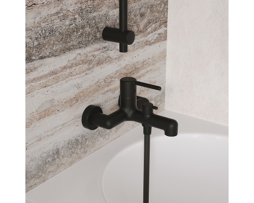 Смеситель для ванны Iddis Aiger AIGBL00i02WA Черный матовый