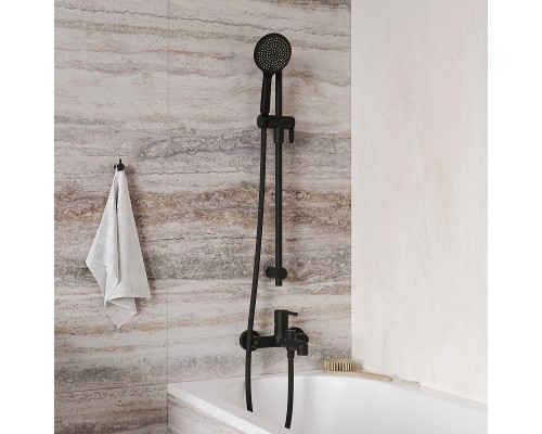 Смеситель для ванны Iddis Aiger AIGBL00i02WA Черный матовый