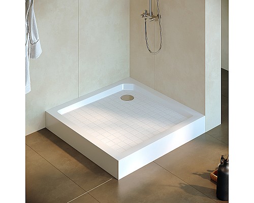 Душевой поддон из стеклопластика RGW SMC-W 90x90 57350199-01 Белый