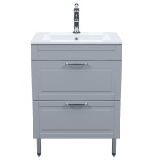 Тумба с раковиной Iddis Oxford 60 OXF60L0I95K Светло-серая