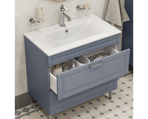 Тумба с раковиной Iddis Oxford 60 Светло-серая