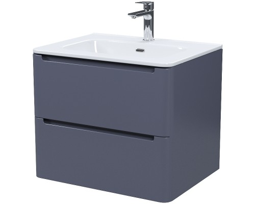 Тумба с раковиной Iddis Edifice 60 EDI60D0i95K подвесная Темно-серая