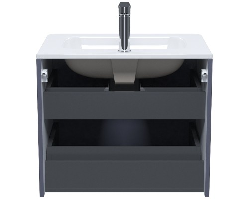 Тумба с раковиной Iddis Edifice 60 EDI60D0i95K подвесная Темно-серая