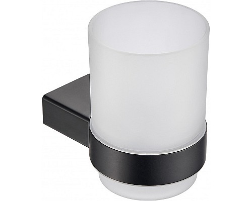 Стакан для зубных щеток Milacio Ultra MCU.961.MB Черный матовый