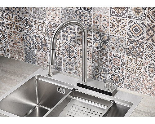 Смеситель для кухни Milacio Ultra MCU.556.SS Нержавеющая сталь