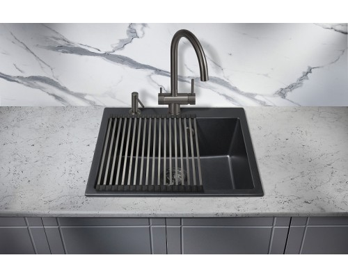 Ролл-мат Milacio Ultra MCU.4533.GM Вороненая сталь